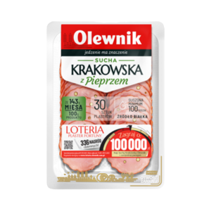 Sucha krakowska z pieprzem 80 g Olewnik